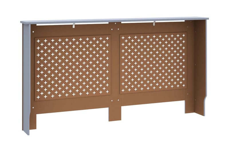 Elementskydd antracit 152x19x81 cm MDF - Grå - Hus & renovering - Klimatkontroll - Uppvärmning