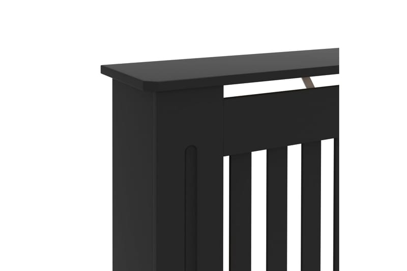 Elementskydd svart 172x19x81 cm MDF - Svart - Hus & renovering - Klimatkontroll - Uppvärmning