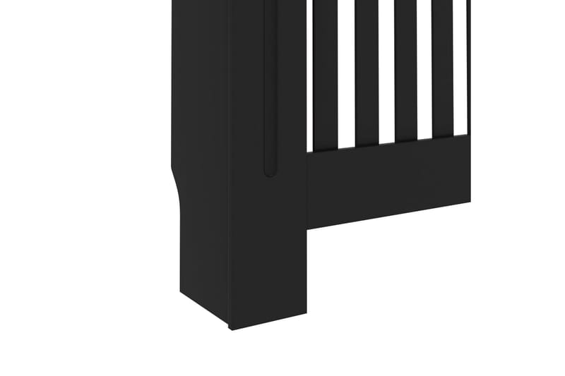 Elementskydd svart 172x19x81 cm MDF - Svart - Hus & renovering - Klimatkontroll - Uppvärmning
