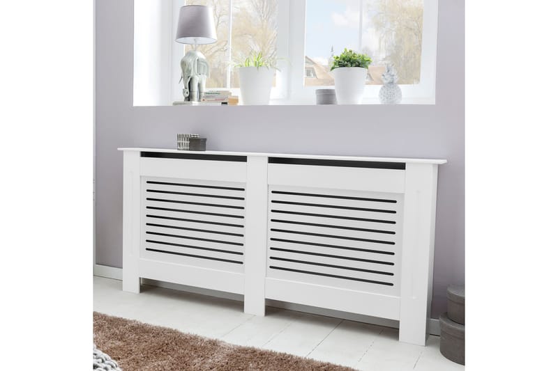 Moening Förvaringsskåp 78x19 cm - Vit - Hus & renovering - Klimatkontroll - Uppvärmning