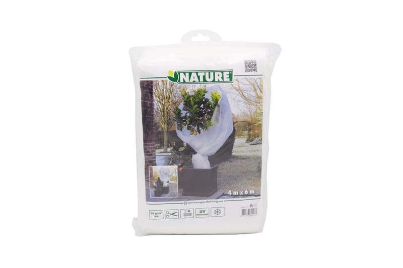 Nature Frostskydd för växter fleece 30 g/m vit 4x6 m - Bärnät - Plastnät & trädgårdsnät