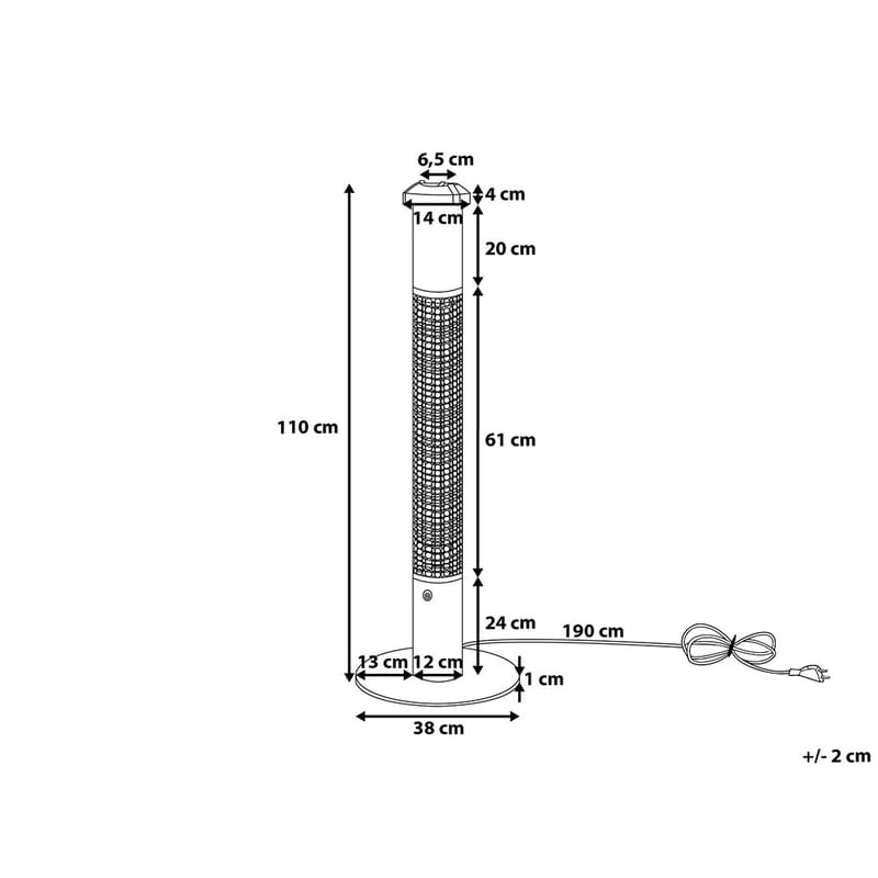 Vezuvio Infravärmare - Svart - Trädgård & spabad - Utemiljö - Altan & terrass - Altanvärme