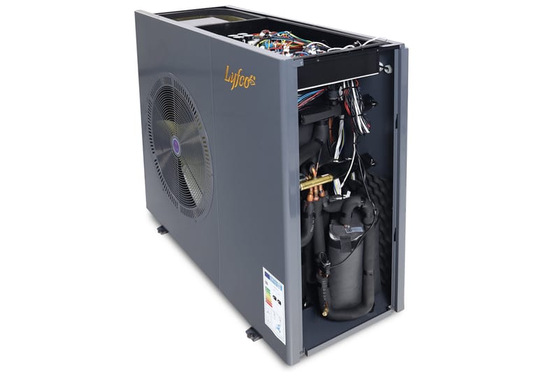 Luft-vatten värmepump 16kW Svart - Hus & renovering - Klimatkontroll - Uppvärmning