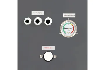 Luft-vatten värmepump 16kW Svart - Hus & renovering - Klimatkontroll - Uppvärmning