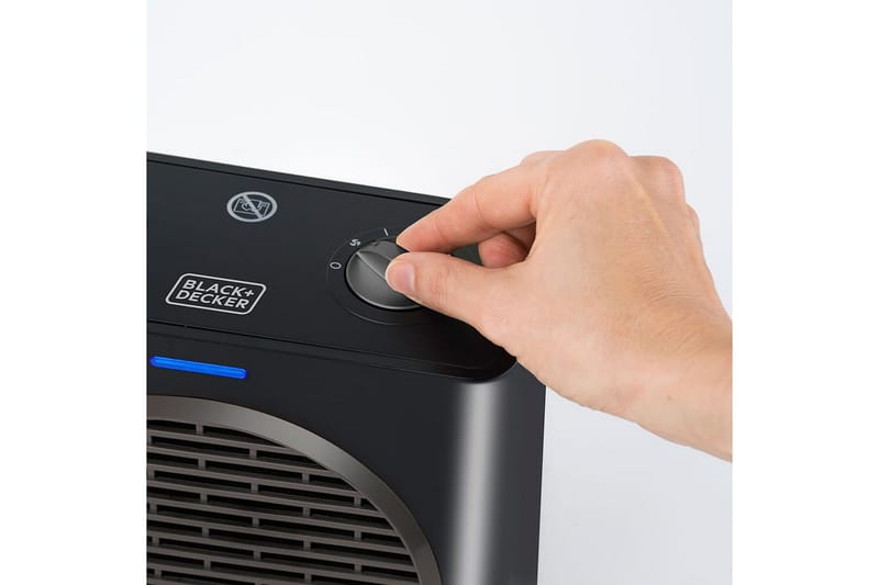 Värmefläkt Black+Decker 1500W Svart - Svart - Hus & renovering - Klimatkontroll - Uppvärmning