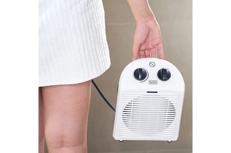 Värmefläkt Black+Decker 2000W Vit - Vit - Hus & renovering - Klimatkontroll - Uppvärmning