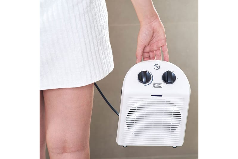 Värmefläkt Black+Decker 2000W Vit - Hus & renovering - Klimatkontroll - Uppvärmning