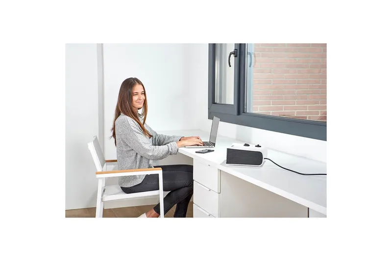 Värmefläkt Black+Decker Justerbar 2000W Vit - Vit - Hus & renovering - Klimatkontroll - Uppvärmning