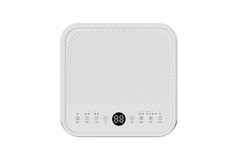 Venturo Liten portabel tyst AC för rum upptill 25 kvm²- Kylare med fjärrkontroll - Luftkonditionering 9000BTU - Vit - Hus & renovering - Klimatkontroll - Luftkonditionering & kylare