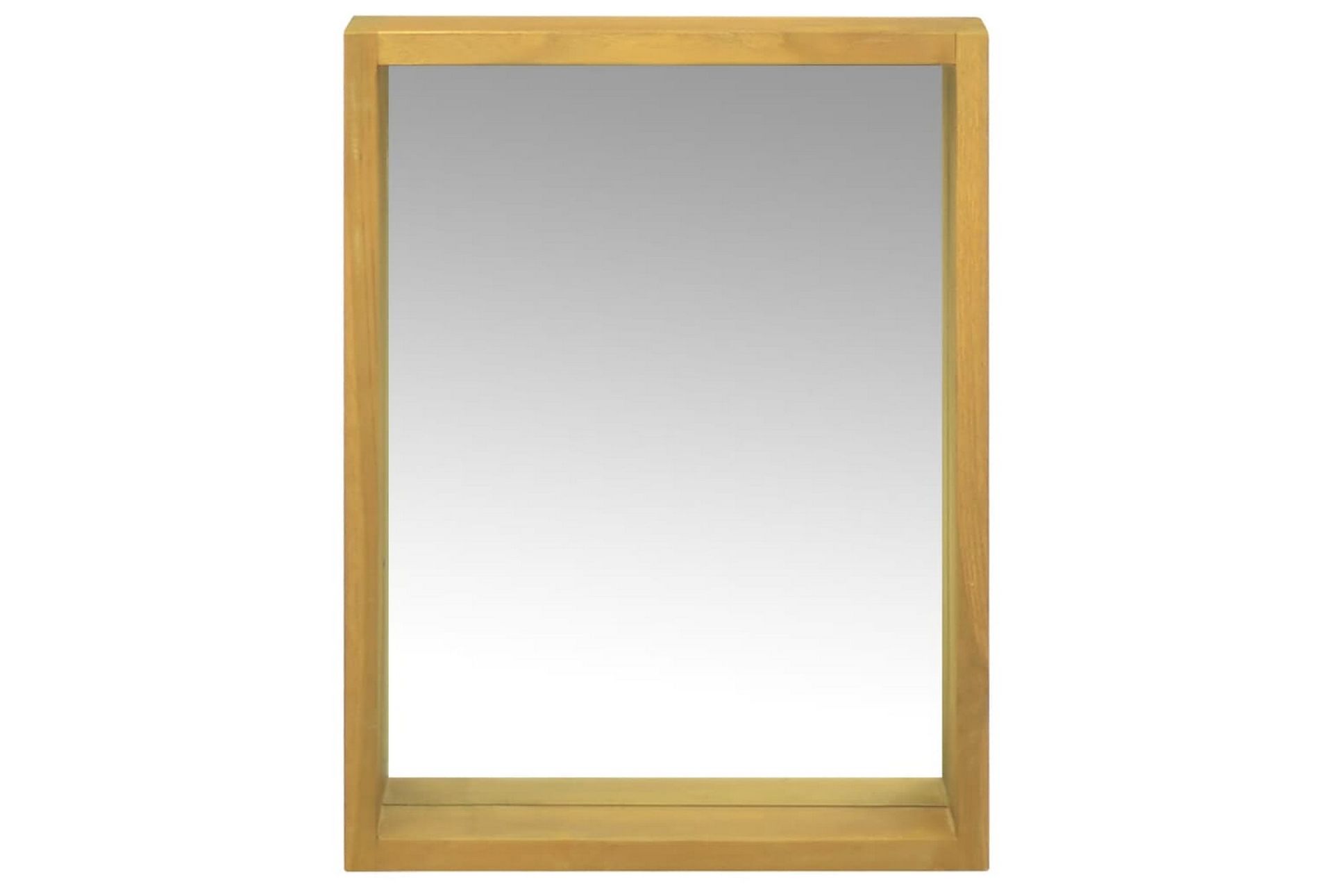 beBasic Spegelskåp 30x10x40 cm massiv teak - Brown