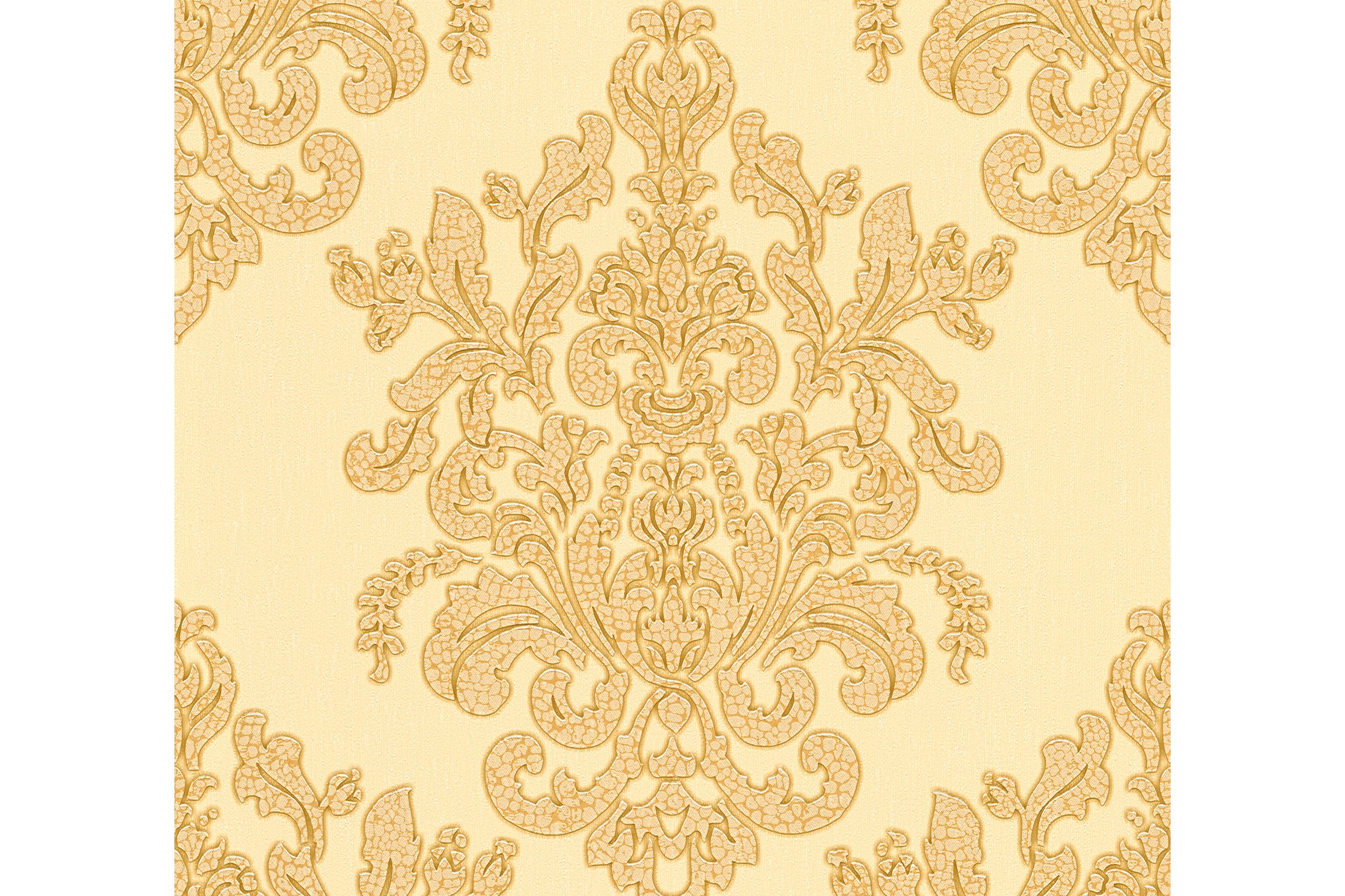 REA/Black Friday Barock Tapet Hermitage Ovävd Guld - AS Creation Kökstapet Gul,Beige,Guld Tyg