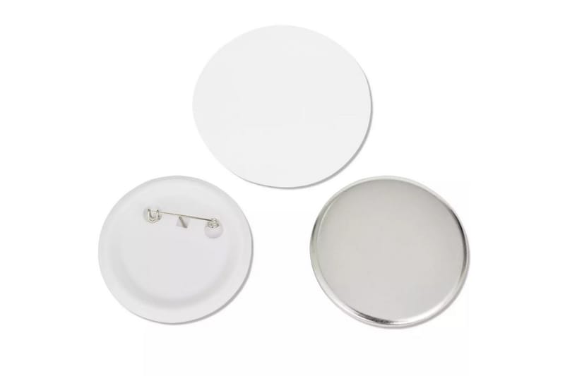 Knappdelar 58 mm 500 st - Silver - Hus & renovering - Verktyg & maskiner - Handverktyg - Häftverktyg & nitverktyg