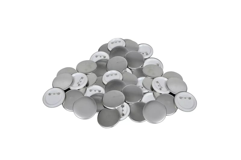 Knappdelar 58 mm 500 st - Silver - Nittång