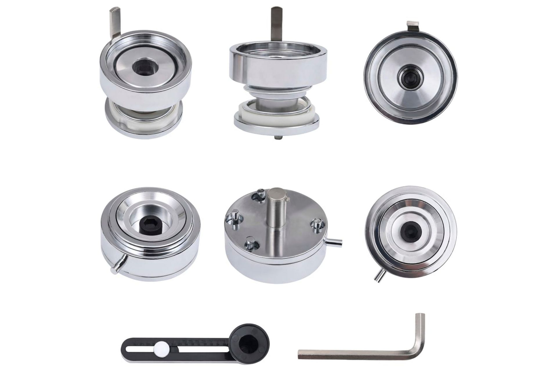 Knappmaskin med 500 st knappnålsdelar 44 mm - Röd - Hus & renovering - Verktyg & maskiner - Handverktyg - Häftverktyg & nitverktyg