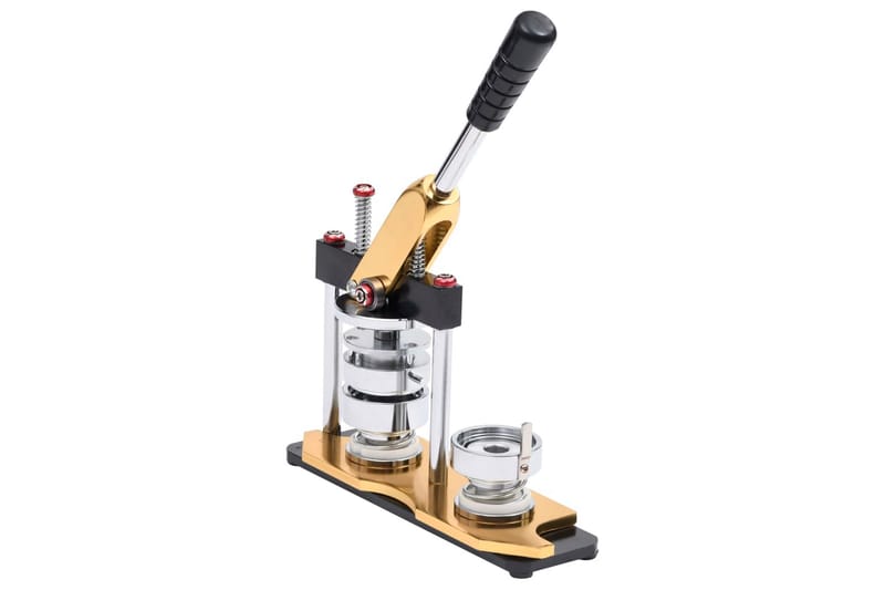 Knappmaskin med 500 st knappnålsdelar 58mm roterbar stans - Guld - Hus & renovering - Verktyg & maskiner - Handverktyg - Häftverktyg & nitverktyg