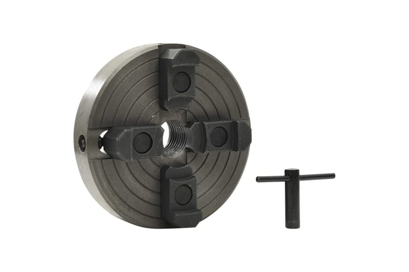 4-backs svarvchuck med M33-koppling stål svart 150x63 mm - Hus & renovering - Verktyg & maskiner - Handverktyg - Limverktyg & tving