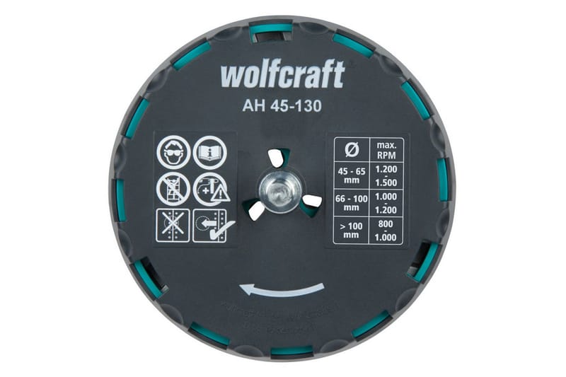 wolfcraft Justerbar hålsåg AH 45-130 30 mm metall 5978000 - Svart - Hus & renovering - Verktyg & maskiner - Maskin- och verktygstillbehör