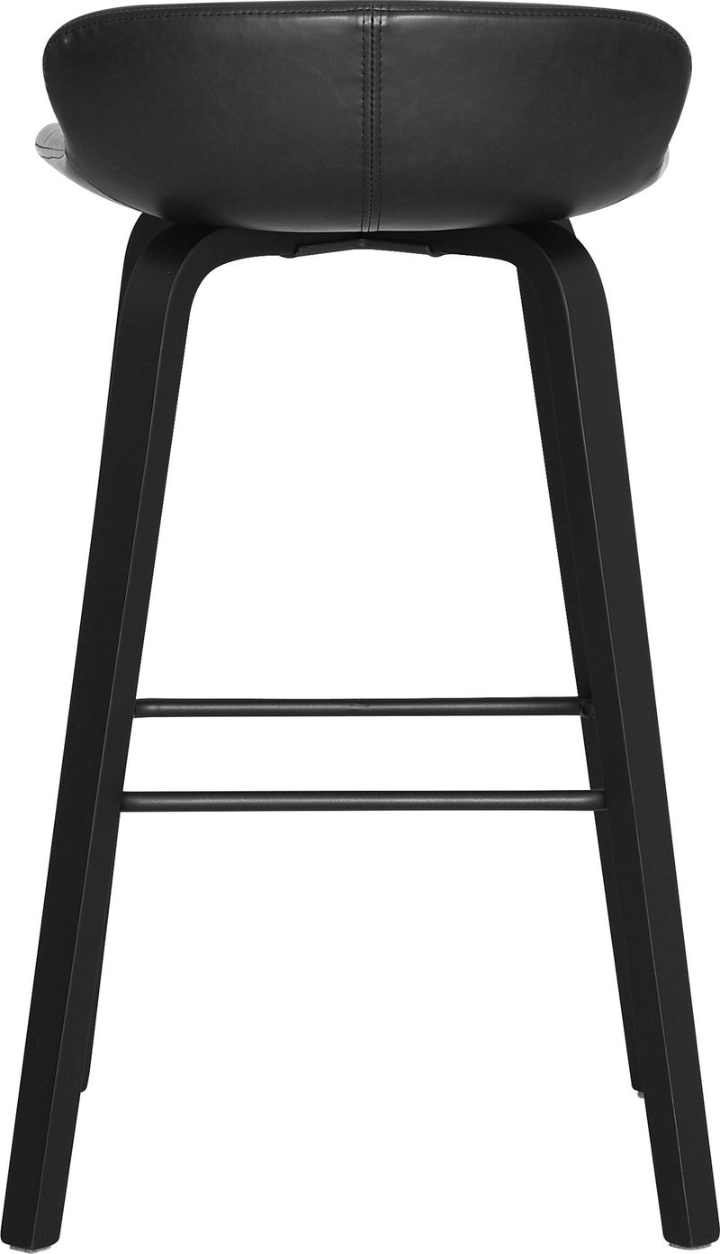 Aki barstol - Svart PU - Svart - Hushåll - Bar & vin - Barmöbler