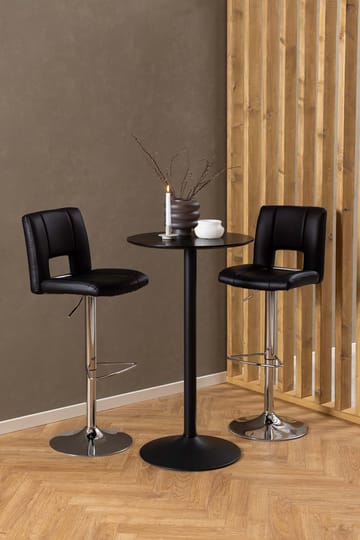 Barbord Ibiza D60x105 cm - svart ask - Hushåll - Bar & vin - Barmöbler