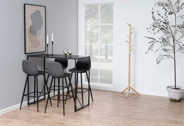 Barbord Seaford 120x60x105 cm - svart ask - Hushåll - Bar & vin - Barmöbler