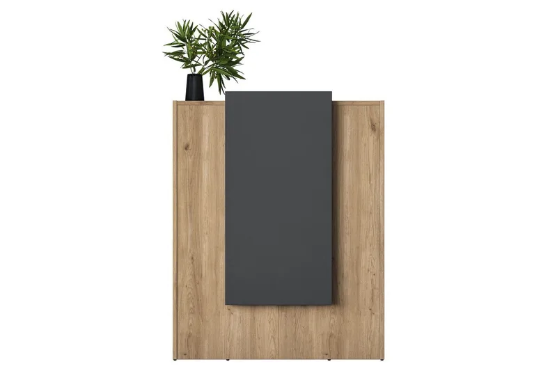 Receptionbord Valnöt / Antracit - Rödfärgat trä/Antracit - Hushåll - Bar & vin - Barmöbler - Bardisk