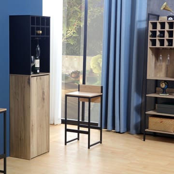 Barstol Hannes 38x38x80 cm - rustik - Hushåll - Bar & vin - Barmöbler
