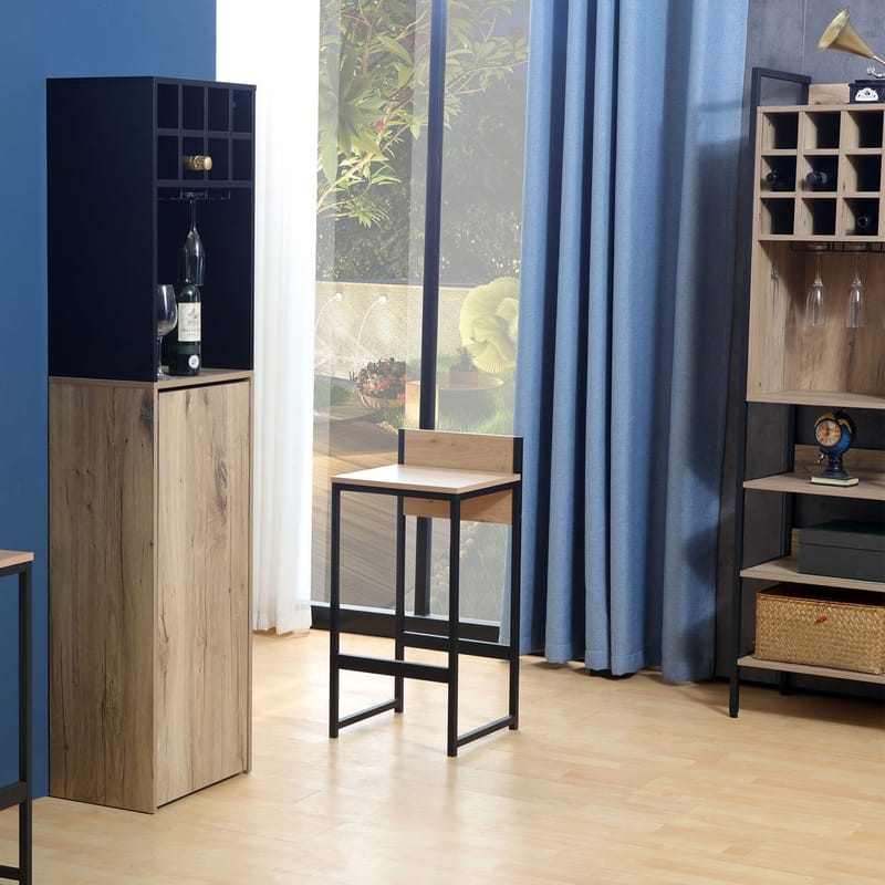 Barstol Hannes 38x38x80 cm - rustik - Hushåll - Bar & vin - Barmöbler