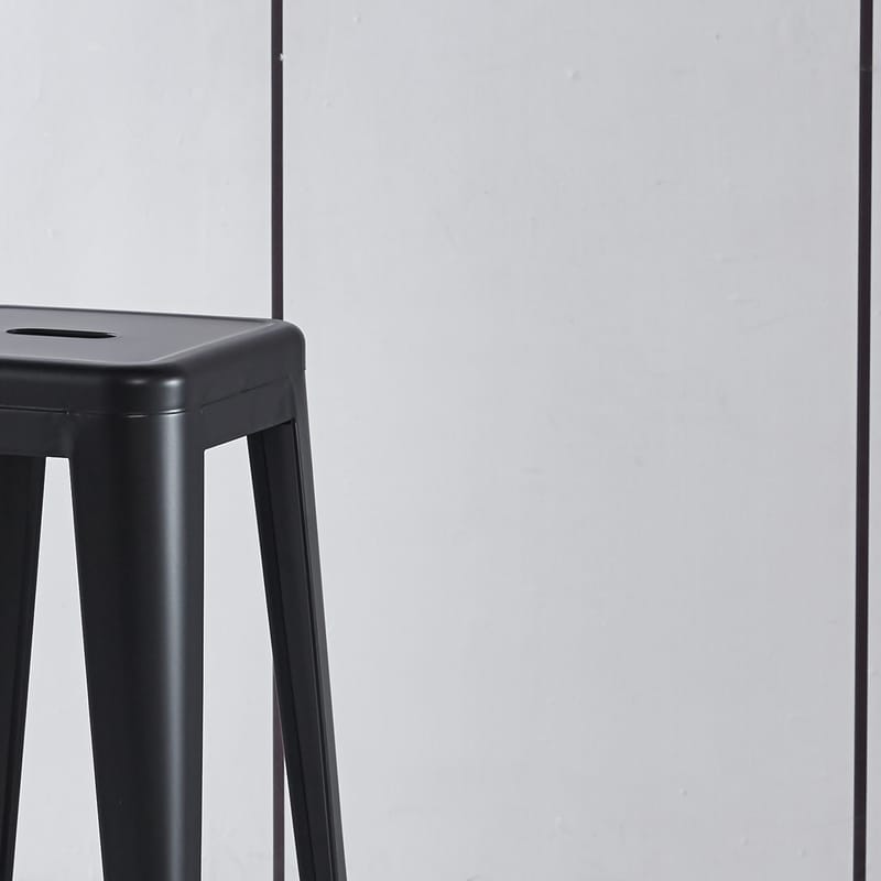 Barstol Iris i Metall Sitthöjd 77 cm - Svart - Hushåll - Bar & vin - Barmöbler