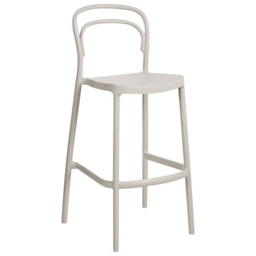 Barstol utomhus Porano - Beige - Hushåll - Bar & vin - Barmöbler