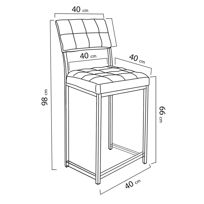 Cenanwesh Barstol - Grå - Hushåll - Bar & vin - Barmöbler