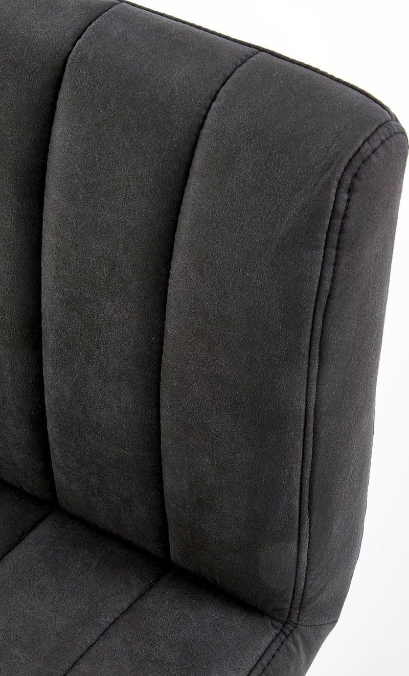 Elfrieda barstol i mörkgrå PU - Mörkgrå/svart - Hushåll - Bar & vin - Barmöbler