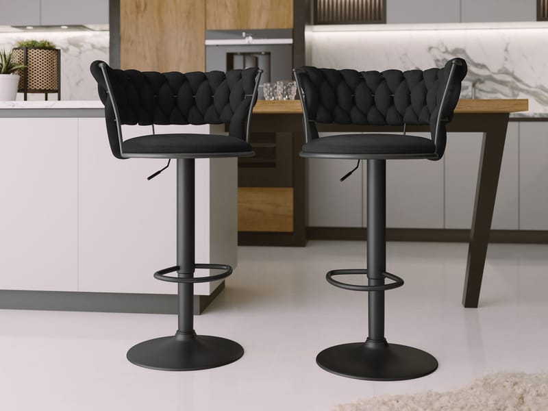 Garrick Barstol 76 cm 2-pack - Svart - Hushåll - Bar & vin - Barmöbler