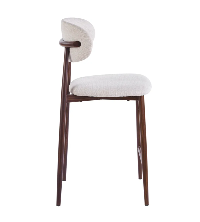 Ingrid barstol (Counter) Beige/valnöt - Beige/valnöt - Hushåll - Bar & vin - Barmöbler