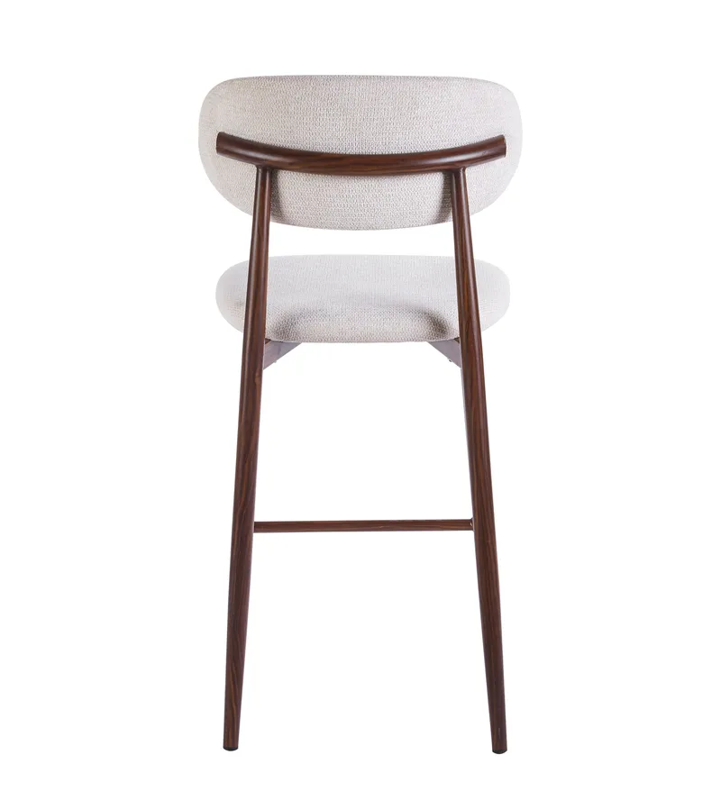 Ingrid barstol (Counter) Beige/valnöt - Beige/valnöt - Hushåll - Bar & vin - Barmöbler