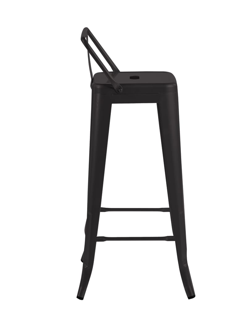 Iris barstol i svart metall - Sitthöjd 76 cm - Svart - Hushåll - Bar & vin - Barmöbler