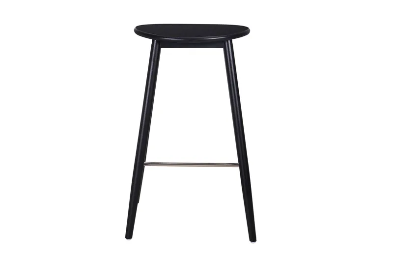 Norden Barstol i trä – barstol utan rygg för kök & bar - Svart - Hushåll - Bar & vin - Barmöbler