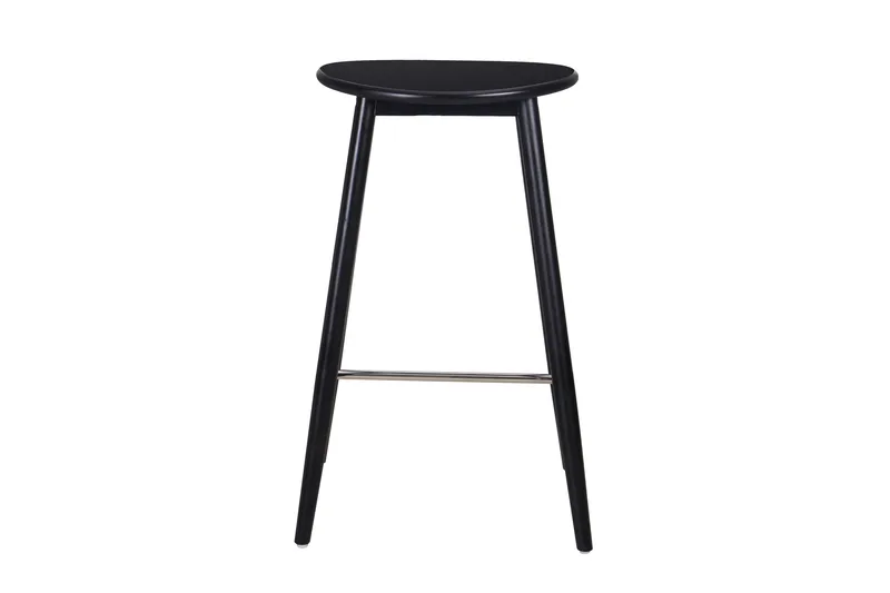 Norden Barstol i trä – barstol utan rygg för kök & bar - Svart - Hushåll - Bar & vin - Barmöbler