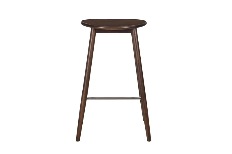 Norden Barstol i trä – barstol utan rygg för kök & bar - Valnöt - Hushåll - Bar & vin - Barmöbler