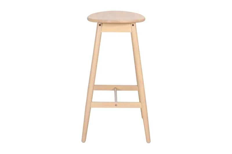 Norden Barstol i trä – barstol utan rygg för kök & bar - Whitewash - Hushåll - Bar & vin - Barmöbler