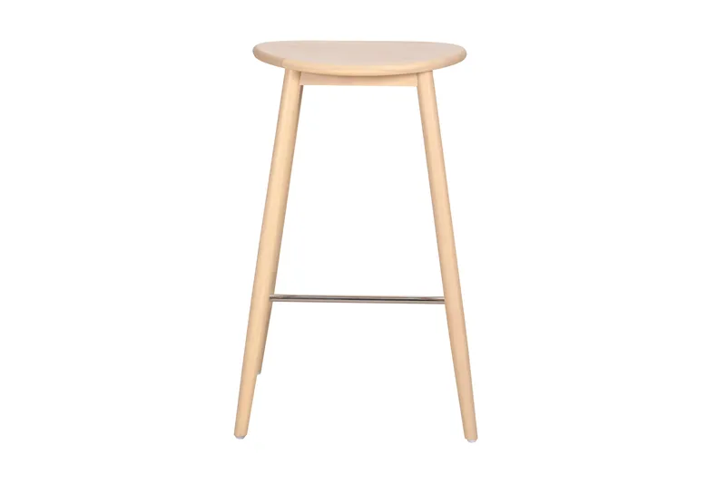 Norden Barstol i trä – barstol utan rygg för kök & bar - Whitewash - Hushåll - Bar & vin - Barmöbler