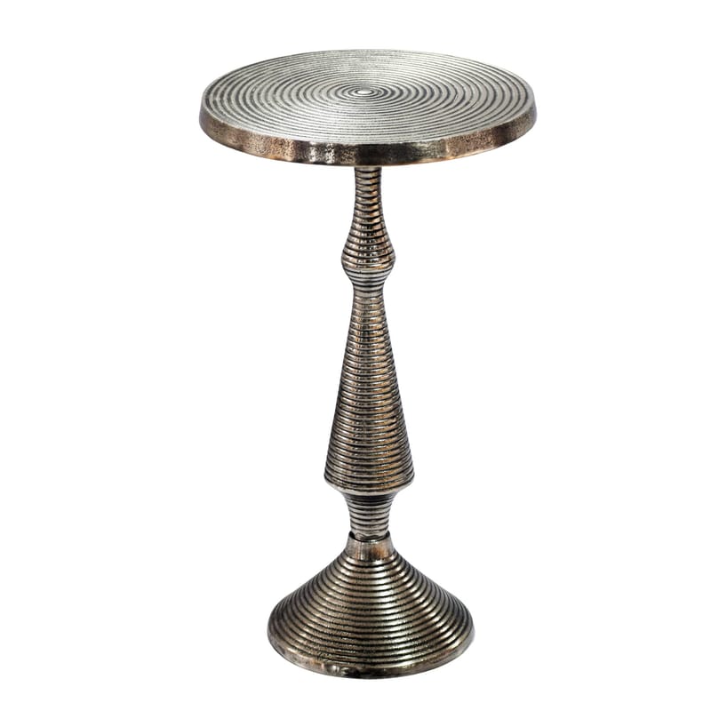 Rivnor Runt sidobord 30 cm i aluminium - silver - Hushåll - Bar & vin - Barmöbler