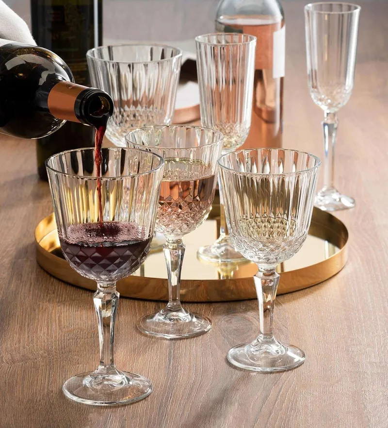 Yrvold Vinglasset (6 delar) 8,5x8,5x17 cm - Transparent - Hushåll - Bar & vin - Vintillbehör