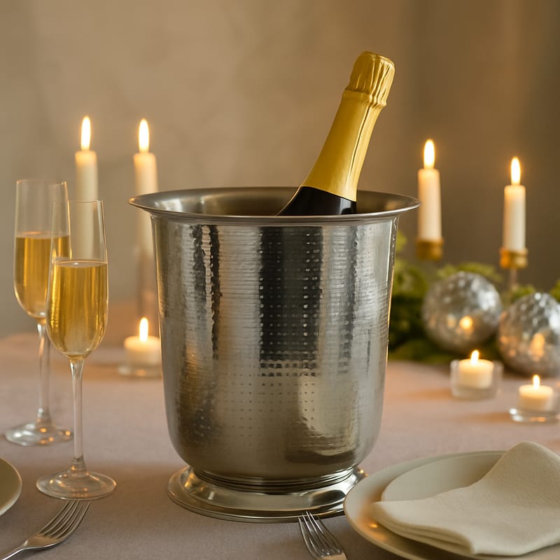 Champagnekylare Brio Nickelpläterad, krom