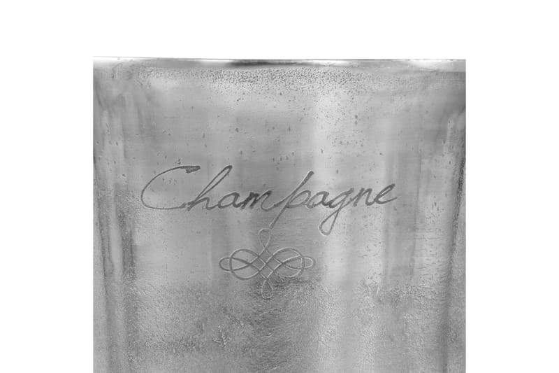 Champagnekylare massiv aluminium 39x29x71 cm silver - Silver - Champagneskål & champagnehink