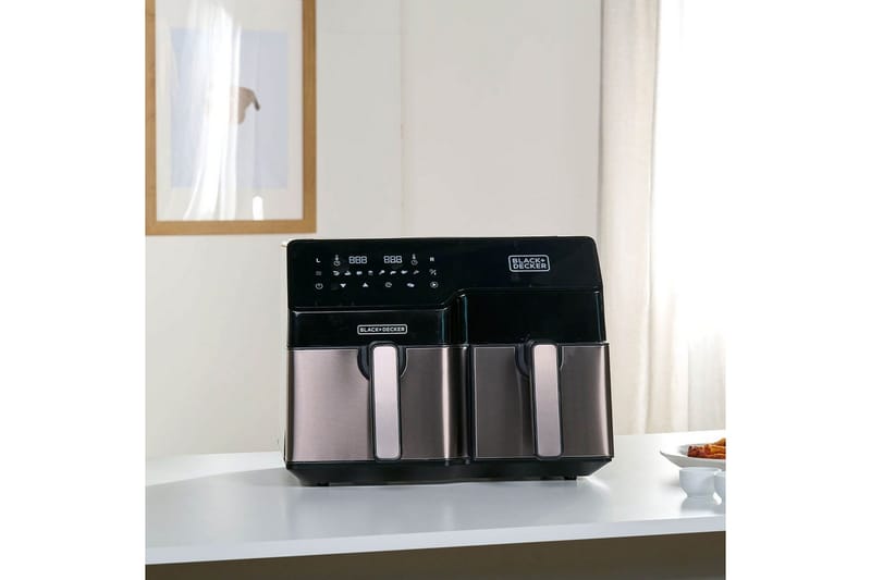 Air Fryer Black+Decker Dual Basket 2500W - Hushåll - Köksmaskiner