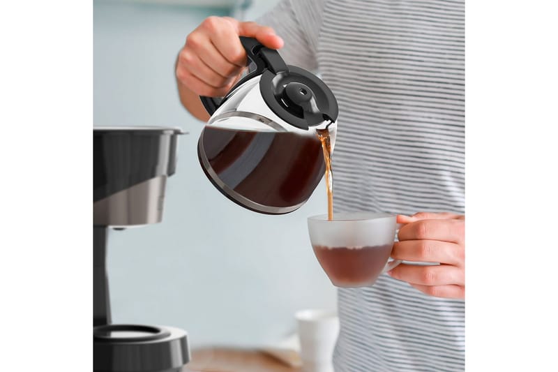 Kaffebryggare Black+Decker 12 Koppar - Silver - Hushåll - Köksmaskiner - Kaffemaskin & kaffetillbehör