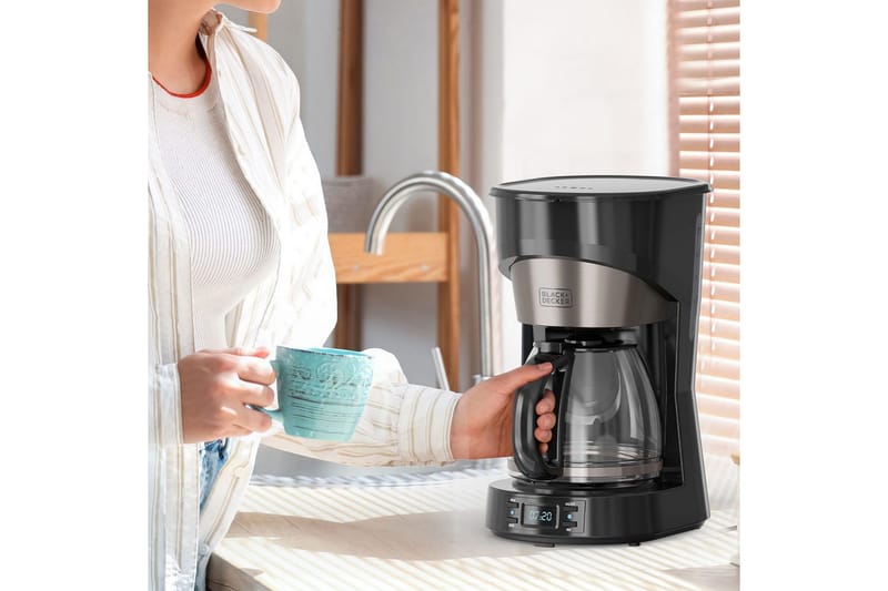 Kaffebryggare Black+Decker LCD 12 Koppar - Silver - Hushåll - Köksmaskiner - Kaffemaskin & kaffetillbehör - Kaffebryggare