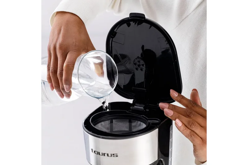 Kaffebryggare Taurus Verona 6 Koppar Inox - Svart||Silver - Hushåll - Köksmaskiner - Kaffemaskin & kaffetillbehör - Kaffebryggare