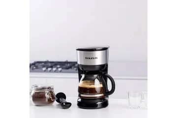 Kaffebryggare Taurus Verona 6 Koppar Inox - Svart||Silver - Hushåll - Köksmaskiner - Kaffemaskin & kaffetillbehör - Kaffebryggare
