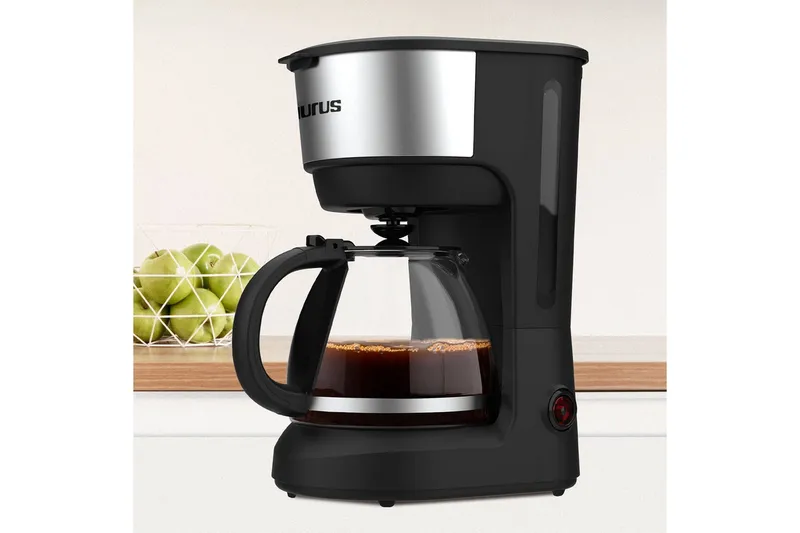 Kaffebryggare Taurus Verona 6 Koppar Inox - Svart||Silver - Hushåll - Köksmaskiner - Kaffemaskin & kaffetillbehör